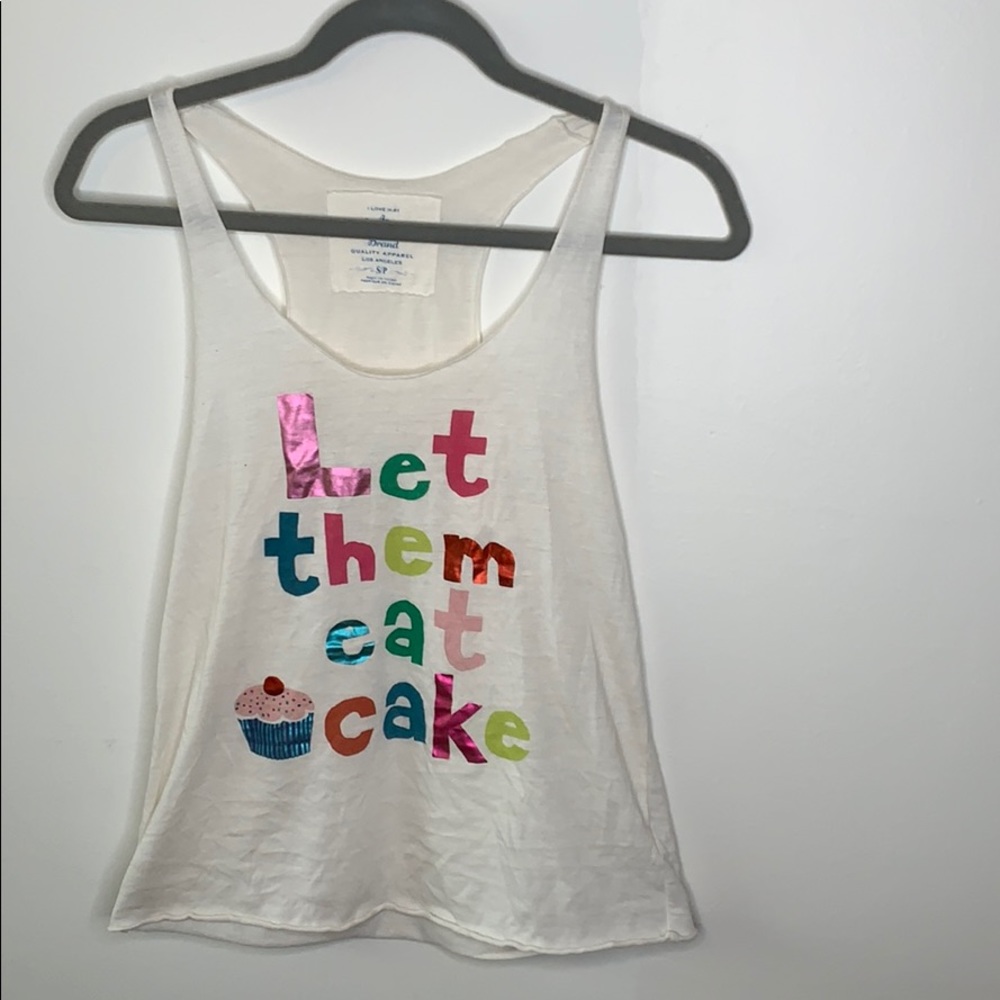 Let them eat (cup)cake tank